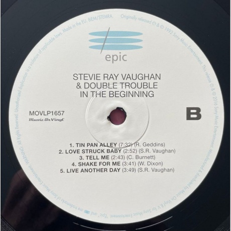 Stevie Ray Vaughan - In The Beginning (8719262001114) виниловая пластинка - фото 5