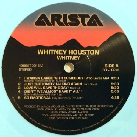 Whitney Houston - Whitney (coloured) (0196587146610) виниловая пластинка - фото 3