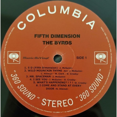 The Byrds - Fifth Dimension (8718469530472) виниловая пластинка - фото 5