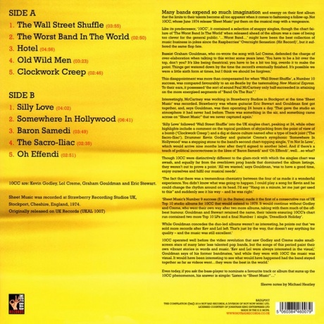 10 Cc - Sheet Music (Coloured Vinyl) (5060384460079) виниловая пластинка - фото 2