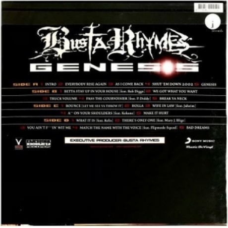 Busta Rhymes - Genesis (8719262000292) виниловая пластинка - фото 2