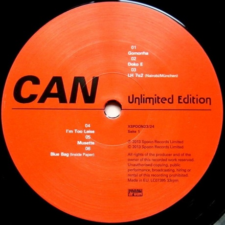 Can - Unlimited Edition (5051083077071) виниловая пластинка - фото 2