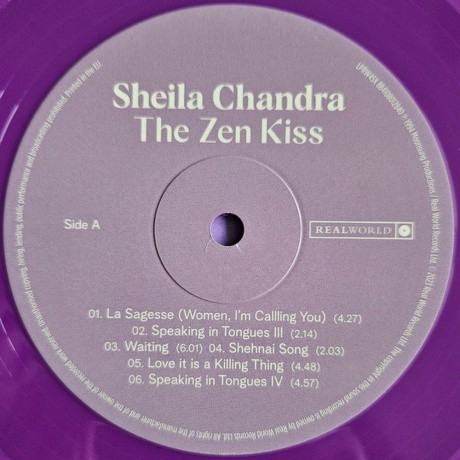 Sheila Chandra - The Zen Kiss (coloured) (0884108012840) виниловая пластинка - фото 3