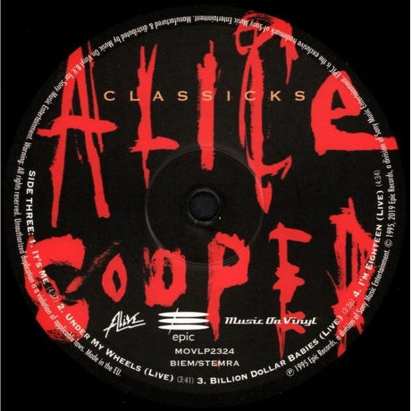 Alice Cooper - Classicks (8719262014657) виниловая пластинка - фото 6