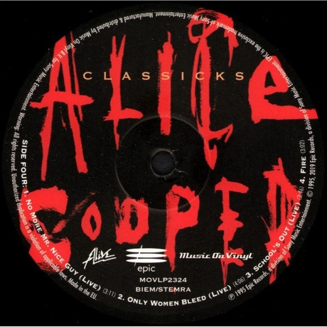 Alice Cooper - Classicks (8719262014657) виниловая пластинка - фото 7