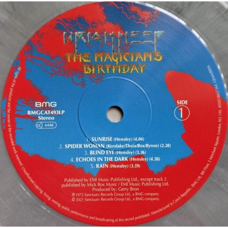 Uriah Heep - The Magician's Birthday (coloured) (4050538657364) виниловая пластинка - фото 3