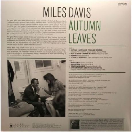 Miles Davis - Autumn Leaves (8436569190432) виниловая пластинка - фото 4
