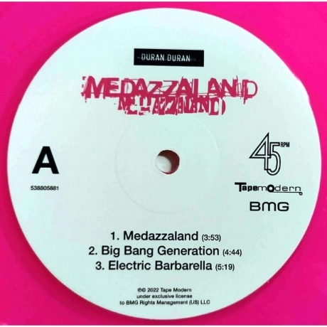 Duran Duran - Medazzaland (coloured) (4050538805888) виниловая пластинка - фото 4