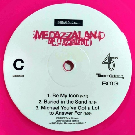 Duran Duran - Medazzaland (coloured) (4050538805888) виниловая пластинка - фото 6