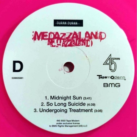 Duran Duran - Medazzaland (coloured) (4050538805888) виниловая пластинка - фото 7