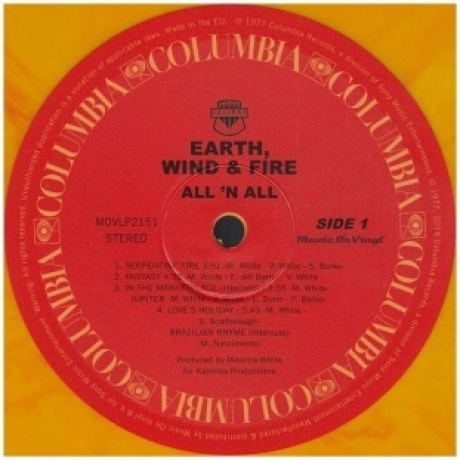Wind &amp; Fire Earth - All 'N All (8719262006720) виниловая пластинка - фото 2