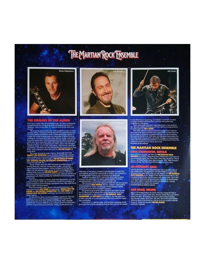 0636551818919, Виниловая пластинка Wakeman, Rick, The Red Planet - фото 10