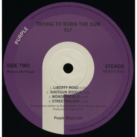 Elf - Trying To Burn The Sun (8719262003569) виниловая пластинка - фото 4