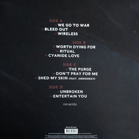 Within Temptation - Bleed Out (alternative cover) (8719262032279) виниловая пластинка - фото 2