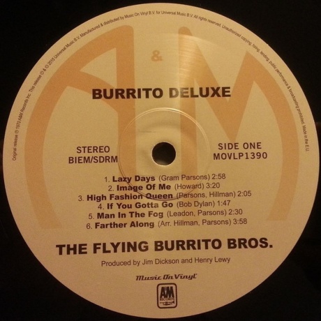 The Flying Burrito Brothers - Burrito Deluxe (0600753588864) виниловая пластинка - фото 2