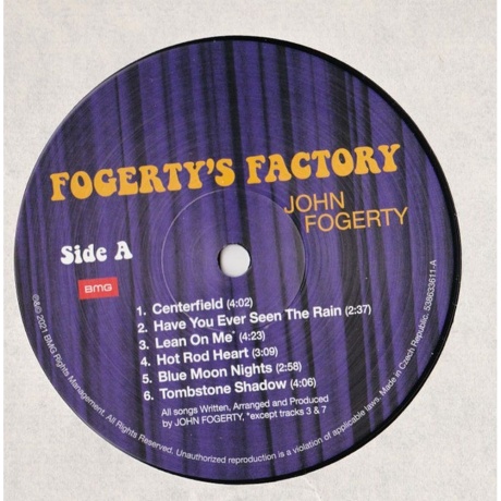 John Fogerty - Fogerty's Factory (4050538633610) виниловая пластинка - фото 3