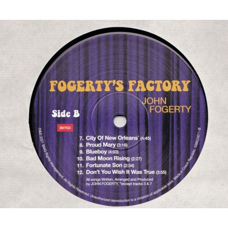 John Fogerty - Fogerty's Factory (4050538633610) виниловая пластинка - фото 4