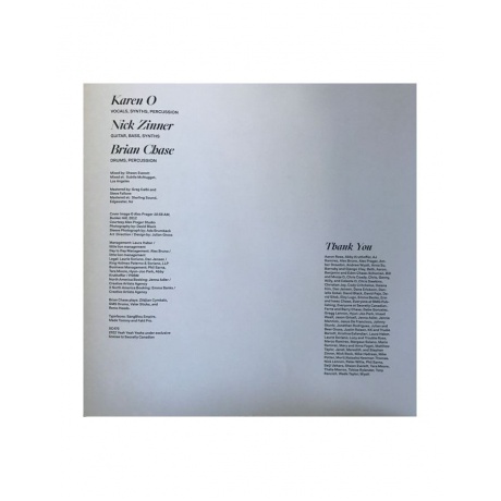 0656605047010, Виниловая пластинка Yeah Yeah Yeahs, Cool It Down - фото 12
