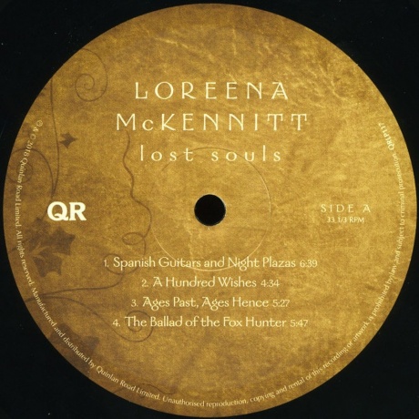 Loreena McKennitt - Lost Souls (0774213501172) виниловая пластинка - фото 3