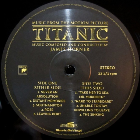 OST - Titanic (James Horner) (8719262001084) виниловая пластинка - фото 6