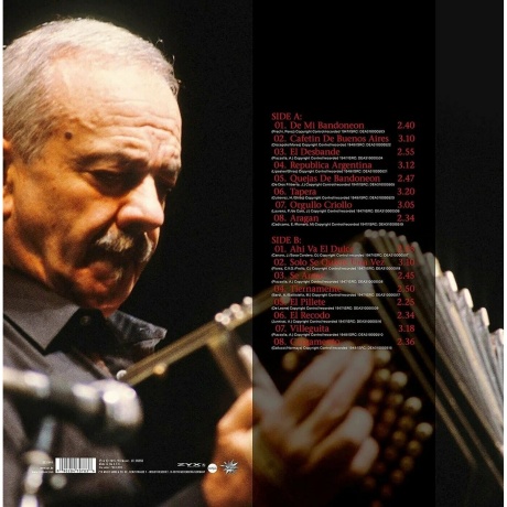 Astor Piazzolla - Tango Argentino (0090204707836) виниловая пластинка - фото 2