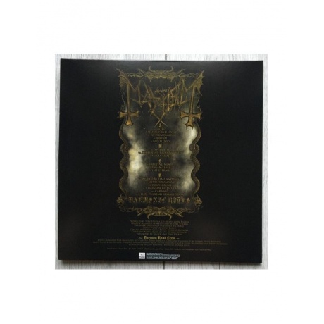0196588089817, Виниловая пластинка Mayhem, Daemonic Rites: Live - фото 4