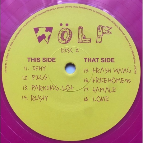 The Creator Tyler - Wolf (coloured) (0196588204517) виниловая пластинка - фото 6