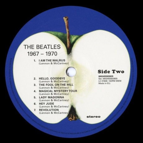 The Beatles - 1967-1970 (Half Speed) (0602455920805) виниловая пластинка - фото 6