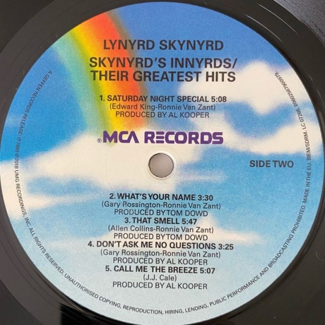 Lynyrd Skynyrd - Skynyrd's Innyrds (0602567900979) виниловая пластинка - фото 4