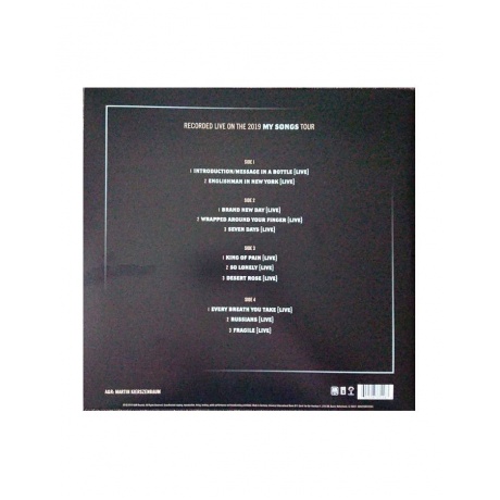 0602508335563, Виниловая пластинка Sting, My Songs Live - фото 2