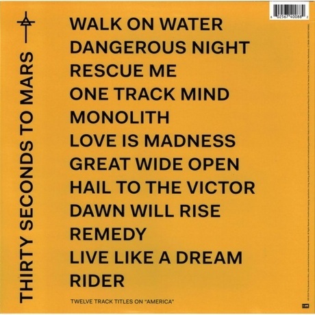 Thirty Seconds To Mars - America (coloured) (0602567400882) виниловая пластинка - фото 2