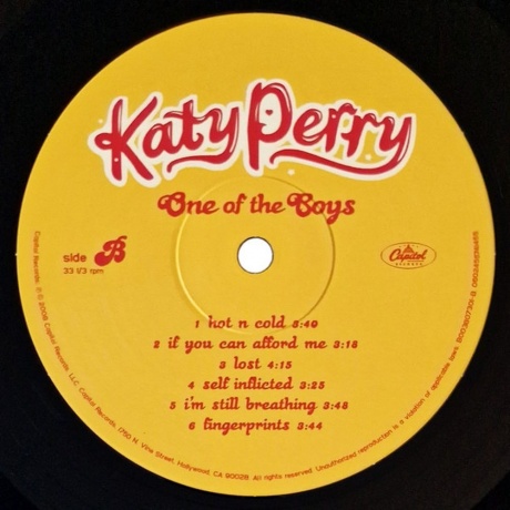 Katy Perry - One Of The Boys (0602455741455) виниловая пластинка - фото 4