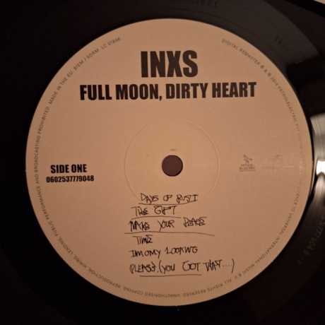 INXS - Full Moon, Dirty Hearts (0602537779048) виниловая пластинка - фото 3