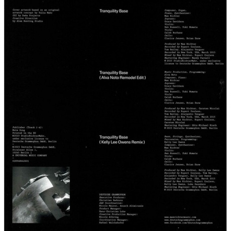 Max Richter - Sleep: Tranquility Base (0028948642601) виниловая пластинка - фото 6
