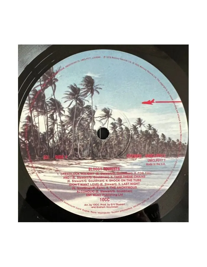 0805520240178, Виниловая пластинка 10 CC, Bloody Tourists - фото 7