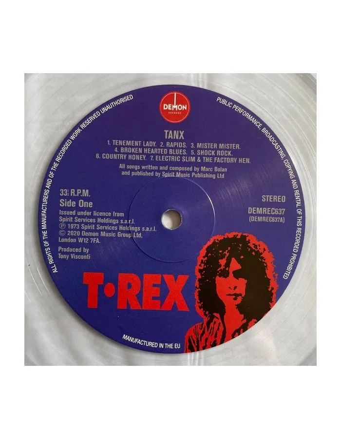 5014797902077, Виниловая пластинка T. Rex, Tanx (coloured) - фото 3