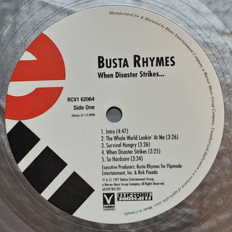 Busta Rhymes - When Disaster Strikes (Silver) (0603497841301) виниловая пластинка - фото 3