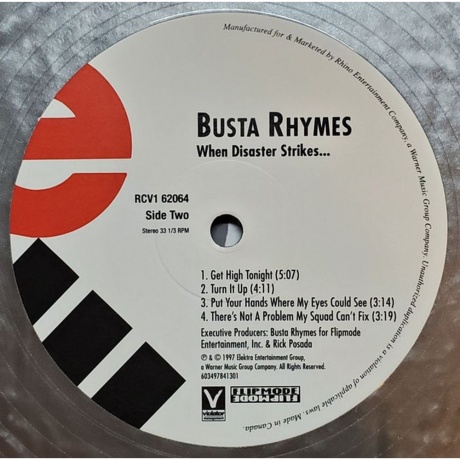 Busta Rhymes - When Disaster Strikes (Silver) (0603497841301) виниловая пластинка - фото 4