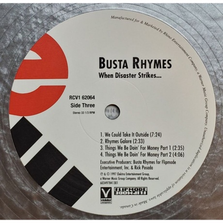 Busta Rhymes - When Disaster Strikes (Silver) (0603497841301) виниловая пластинка - фото 5