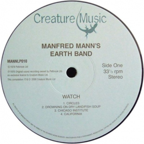 Manfred Mann's Earth Band - Watch (5060051332005) виниловая пластинка - фото 3