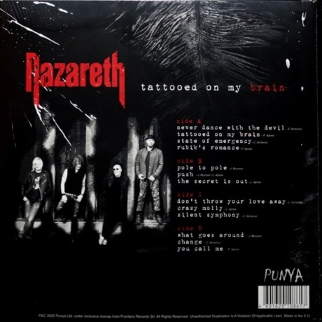 Nazareth - Tattooed On My Brain (coloured) (4601620108617) виниловая пластинка - фото 2