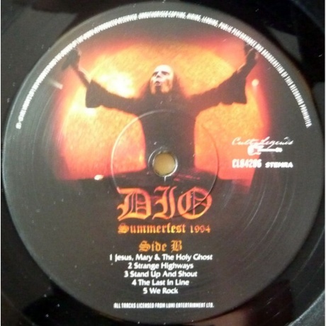 Dio - Summerfest 1994 (8717662584206) виниловая пластинка - фото 3