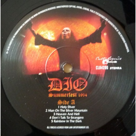 Dio - Summerfest 1994 (8717662584206) виниловая пластинка - фото 4