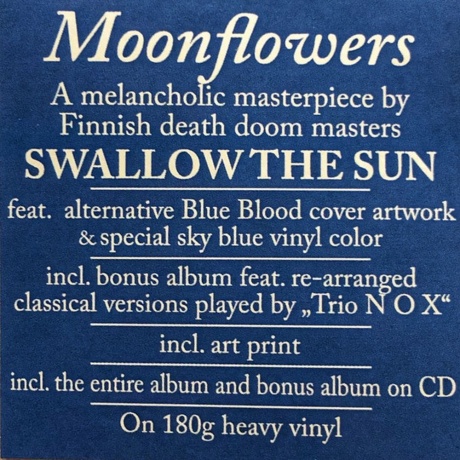 Swallow The Sun - Moonflowers (coloured) (0194399306116) виниловая пластинка - фото 13