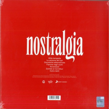 Coma Cose - Nostralgia (coloured) (0194399381212) виниловая пластинка - фото 2