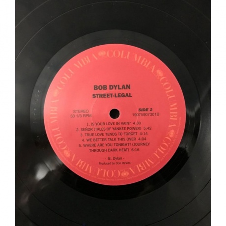 Bob Dylan - Street Legal (0190759073018) виниловая пластинка - фото 3