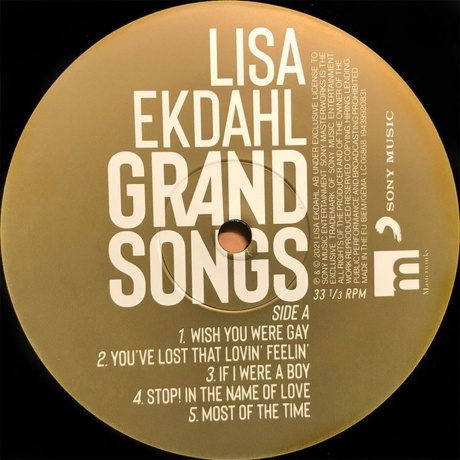 Lisa Ekdahl - Grand Songs (0194399208311) виниловая пластинка - фото 4