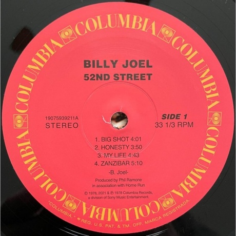 Billy Joel - The Vinyl Collection (Box) (0190759255216) виниловая пластинка - фото 36