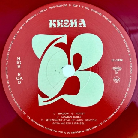 Ke$ha - High Road (coloured) (0194397048711) виниловая пластинка - фото 6