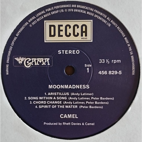 Camel - Moonmadness (0602445682959) виниловая пластинка - фото 3